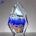 Trophy Crystal Blank Plaque Custom Shield Art Jade Glass Award